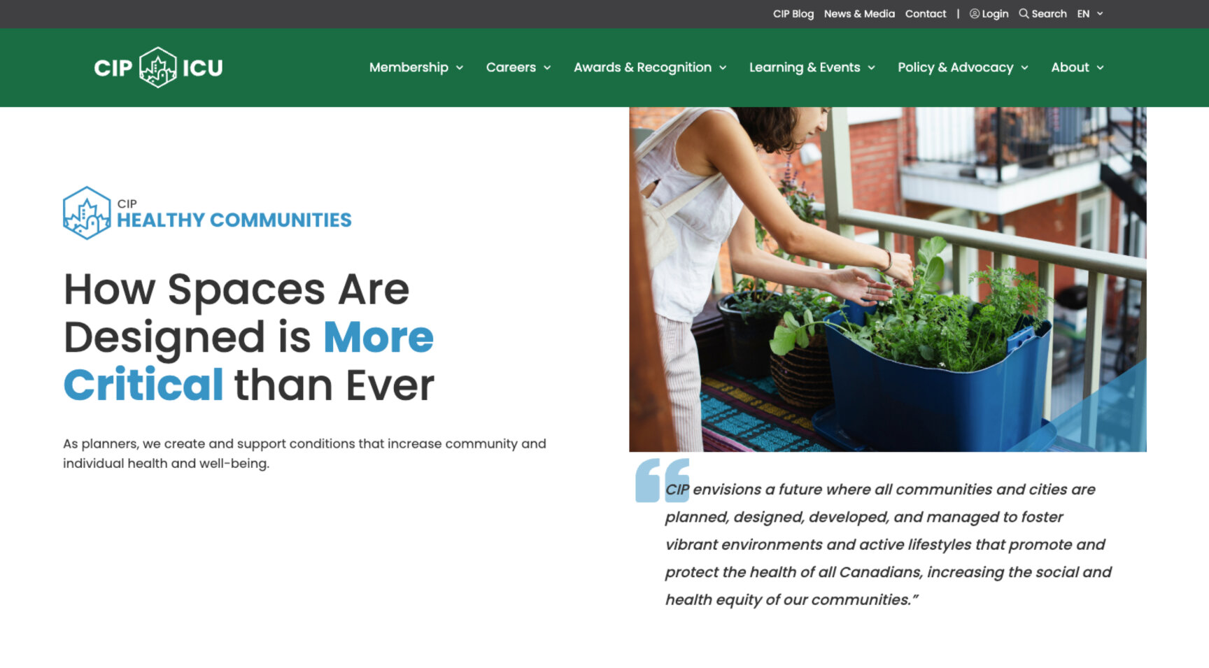 CIP Bilingual Website
